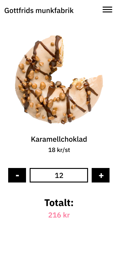 Beställningsknappar